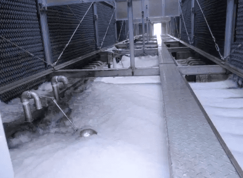 （噴漆循環(huán)水用消泡劑應用場景）